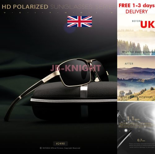 VEITHDIA Polarized Sunglass Designer Driving Fashion Outdoor Holiday Beach UV400