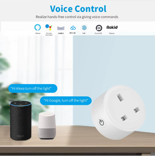 WiFi UK Smart Socket Plug + Energy Monitor 20A Alexa Google remote control and monitoring - Tuya Smart Life - Image 2