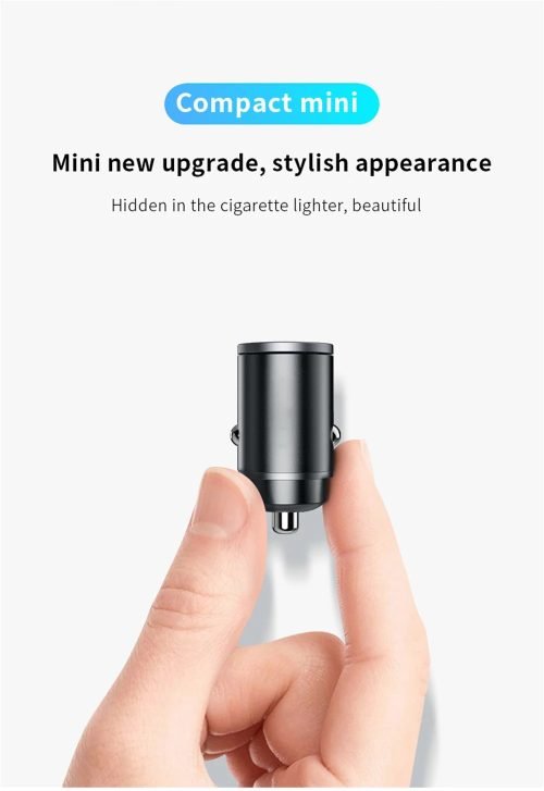 200W USB cigarette Car Mini Pull Ring Fast Charger PD QC 3.0 4.0 USB A and Type C Apple, Samsung, Google Xiaomi - Image 2