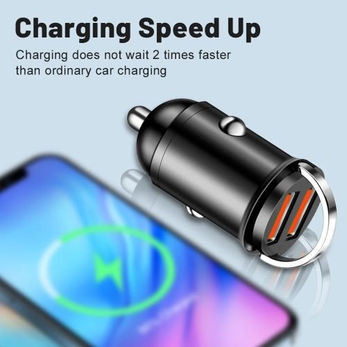 200W USB cigarette Car Mini Pull Ring Fast Charger PD QC 3.0 4.0 USB A and Type C Apple, Samsung, Google Xiaomi - Image 3