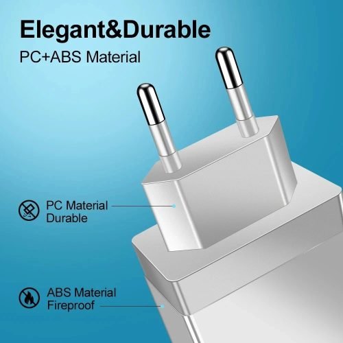 4-Port USB Charger with Quick Charge 3.0 – Fast Charging Hub for iPhone, iPad, Android Phones & Tablets - Image 6