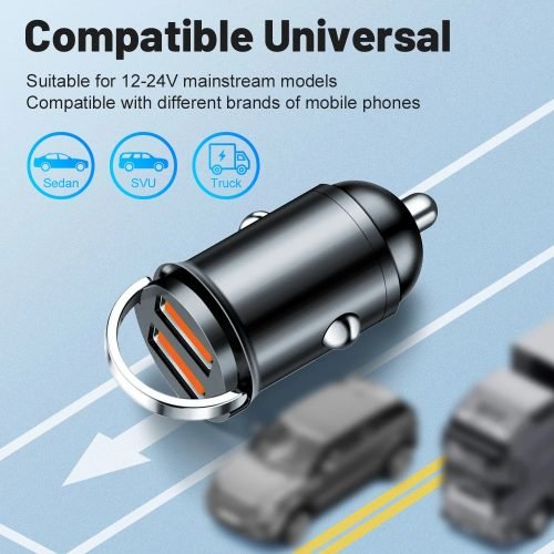 200W USB cigarette Car Mini Pull Ring Fast Charger PD QC 3.0 4.0 USB A and Type C Apple, Samsung, Google Xiaomi - Image 5