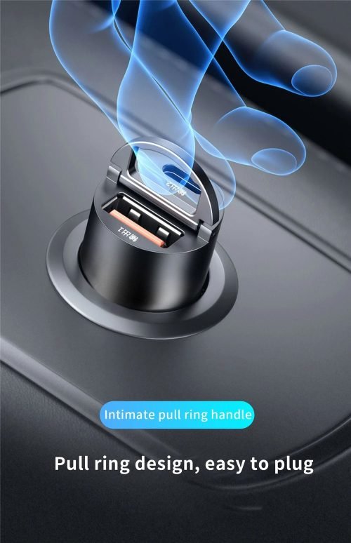 200W USB cigarette Car Mini Pull Ring Fast Charger PD QC 3.0 4.0 USB A and Type C Apple, Samsung, Google Xiaomi - Image 6